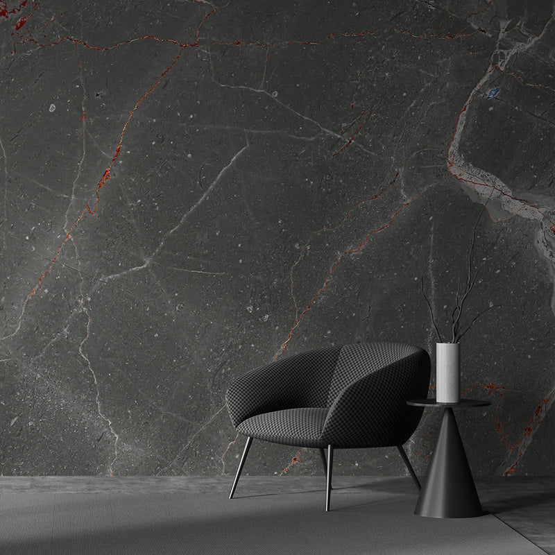 Dark Gray Marble Wallpaper