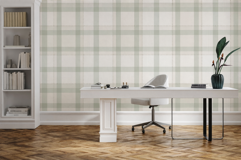 Checkered Green Wallpaper