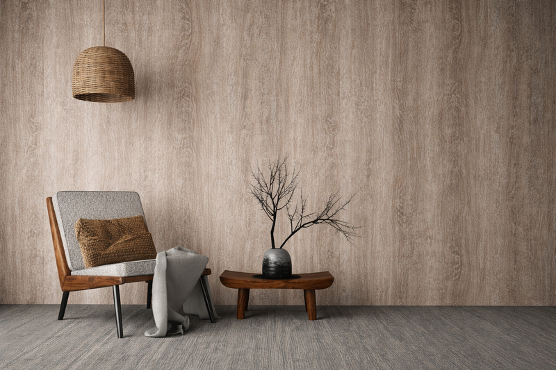 Natural Oak Wood Wallpaper