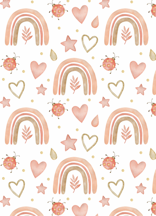Sweet Rainbow Dreams Boho Wallpaper