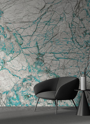 Modern Blue Marble Wallpaper Luxury