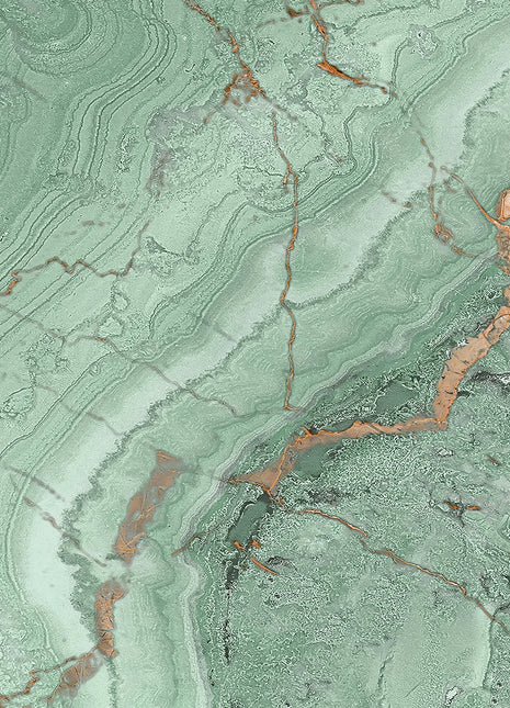 Modern Green Marble Wallpaper Luxury