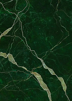 Green Elegance Luxury Veined Marble Wallpaper
