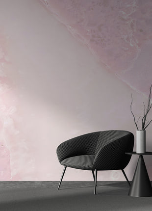 Soft Elegance in Blush Marble Wallpaper