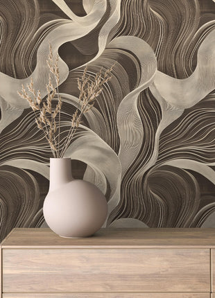 Creative Flow Modern Abstract Wallpaper