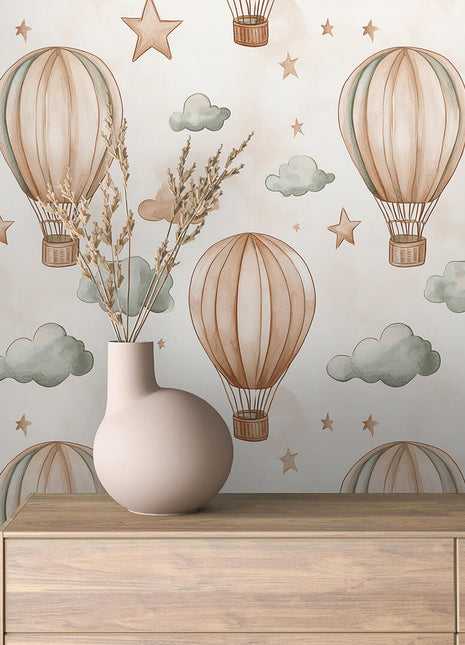 Sky Adventures – Balloons, Clouds & Stars Peel & Stick