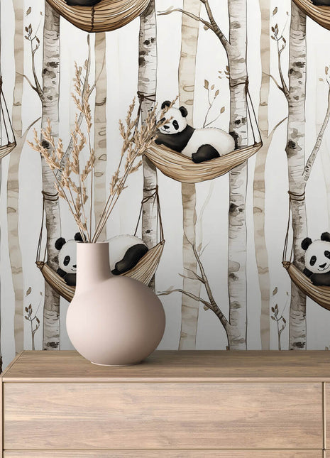 Panda Dreams – Adorable Wall Mural for Little Ones