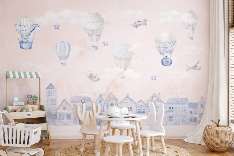 Dreamy Sky Adventure Mural Wallpaper