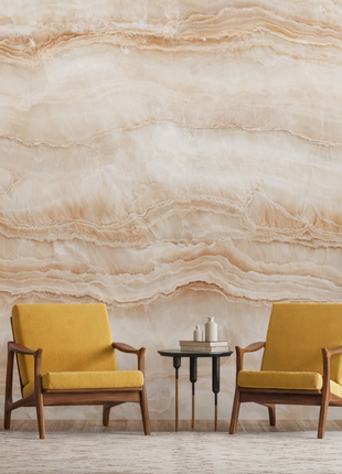 Ivory Onyx Elegance Marble Wallpaper