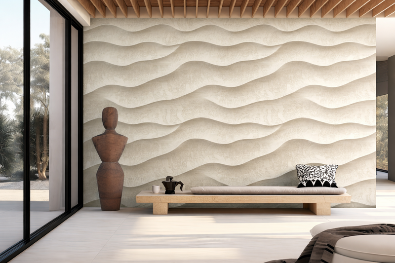Sand Waves Texture Wallpaper