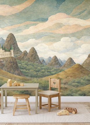 Mural Enchanted Mountain Kingdom