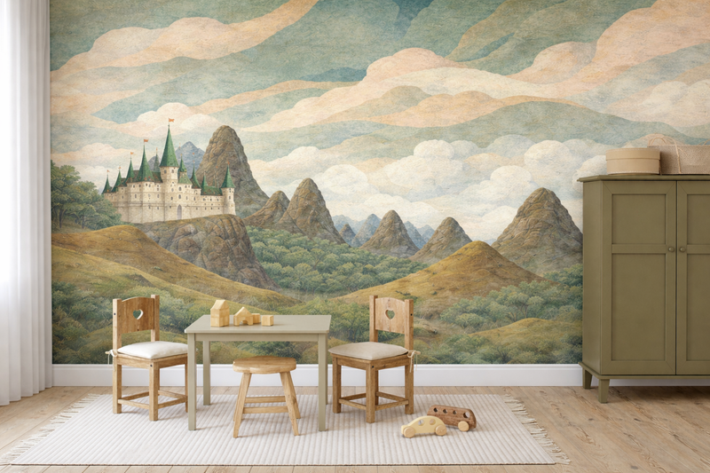 Mural Enchanted Mountain Kingdom