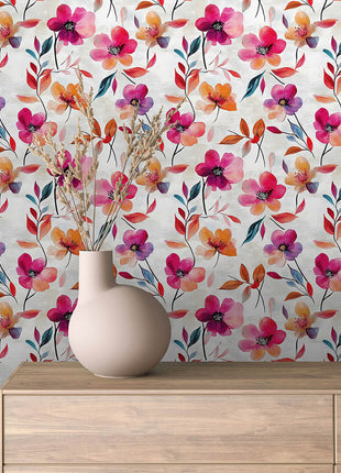 Floral Enchantment Flowers Wallpaper