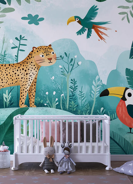 Enchanted Jungle – Kids Wallpaper