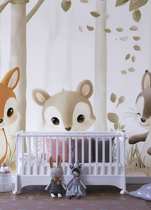 Fun Safari – Peel & Stick Wall Mural Fox
