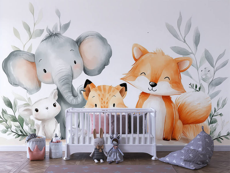 My First Zoo – Adorable Animal Wallpaper
