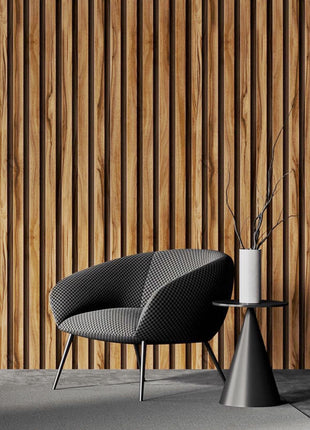 Wooden Slats Natural Wallpaper
